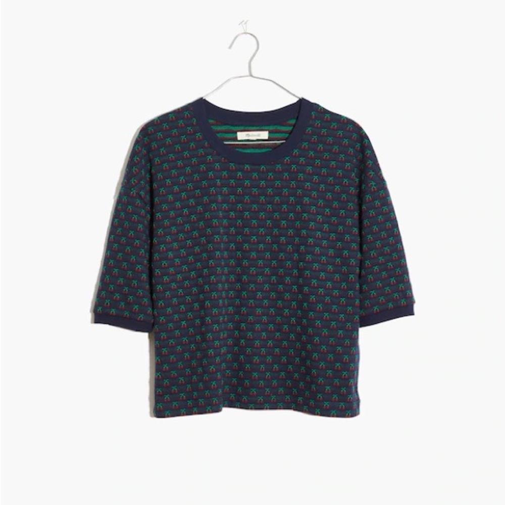 Madewell Cherry Jacquard Top 🍒